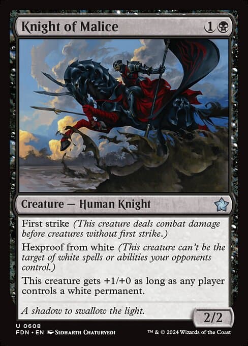 Knight of Malice from Foundations (Uncommon)