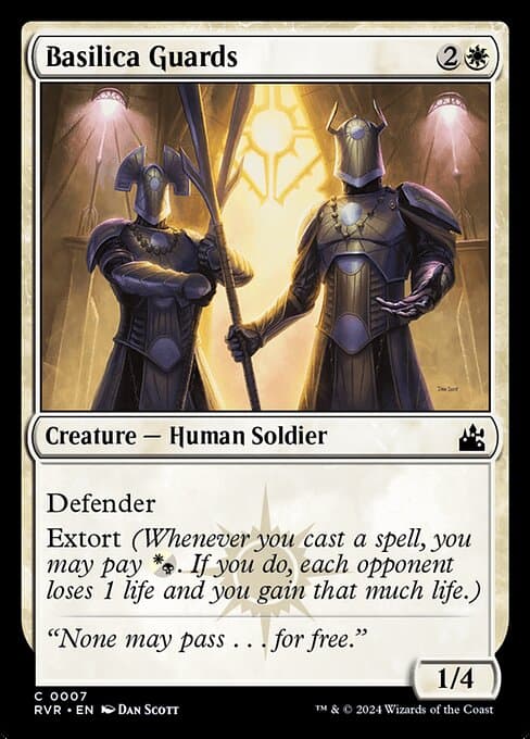 Basilica Guards from Ravnica Remastered (Common)