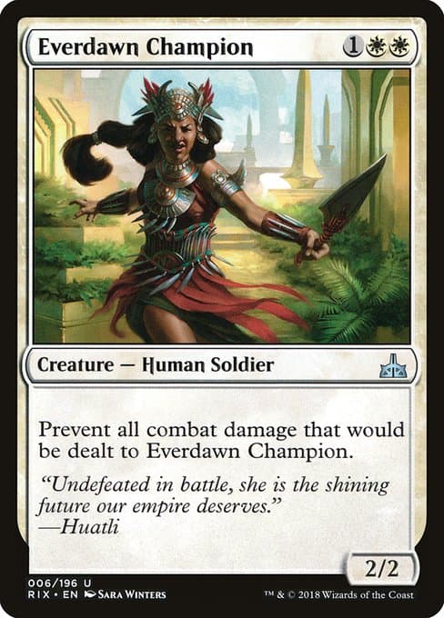 Everdawn Champion from Rivals of Ixalan (Uncommon)