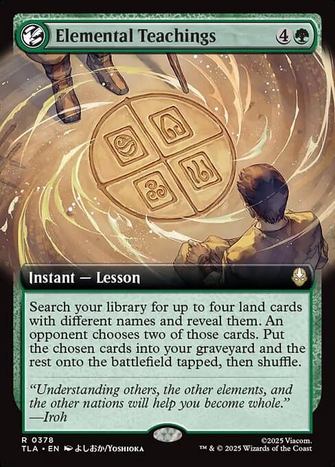 Elemental Teachings from Avatar: The Last Airbender (Rare)
