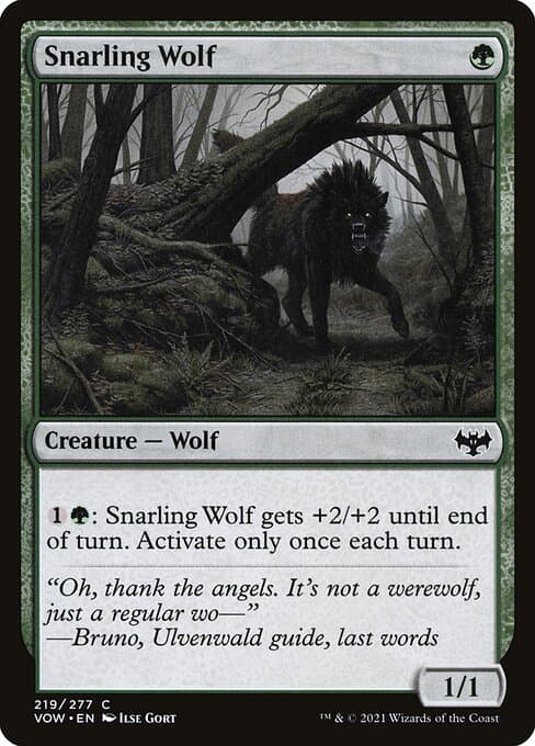 Snarling Wolf (Common)