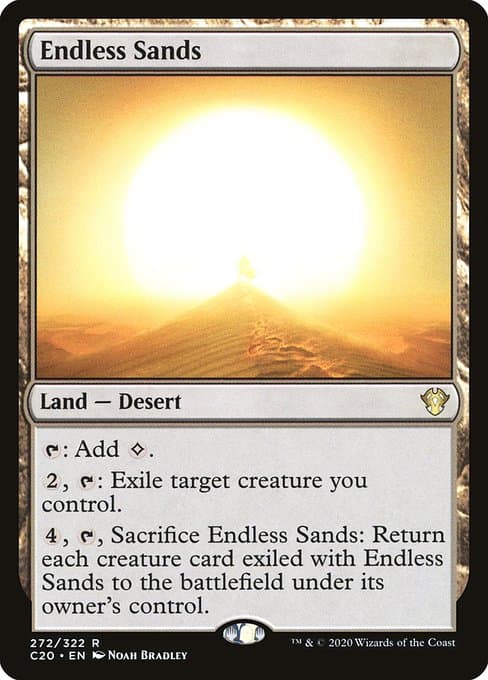 Endless Sands from Commander 2020 (Rare)