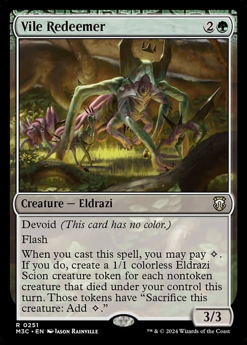 Vile Redeemer from Modern Horizons 3 Commander (Rare)