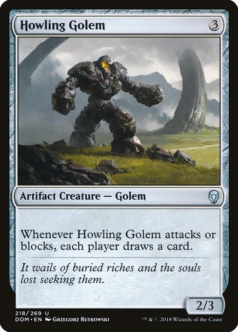 Howling Golem from Dominaria (Uncommon)