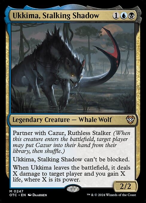Ukkima, Stalking Shadow from Outlaws of Thunder Junction Commander (Mythic)