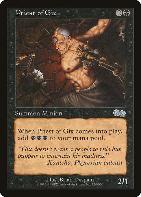 Priest of Gix from Urza's Saga (Uncommon)