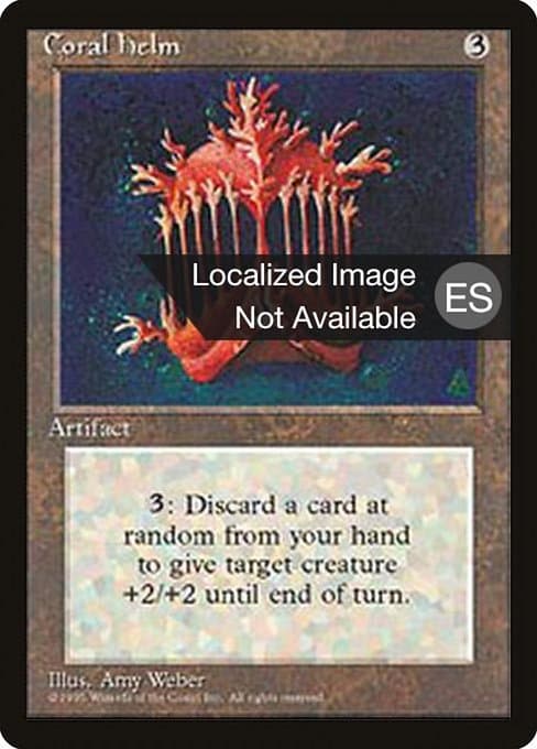 Coral Helm from Fourth Edition Foreign Black Border (Rare)