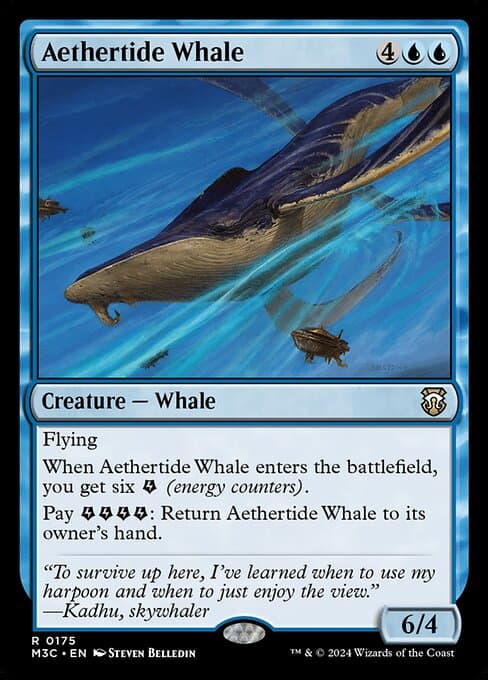 Aethertide Whale from Modern Horizons 3 Commander (Rare)