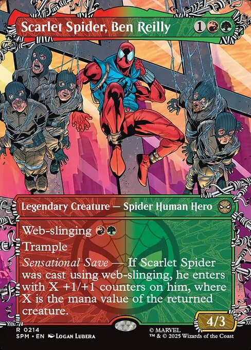 Scarlet Spider, Ben Reilly from Marvel's Spider-Man (Rare)
