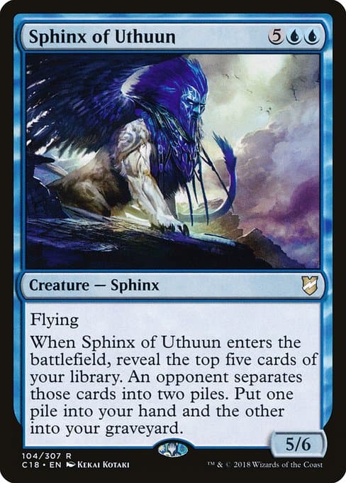 Sphinx of Uthuun from Commander 2018 (Rare)