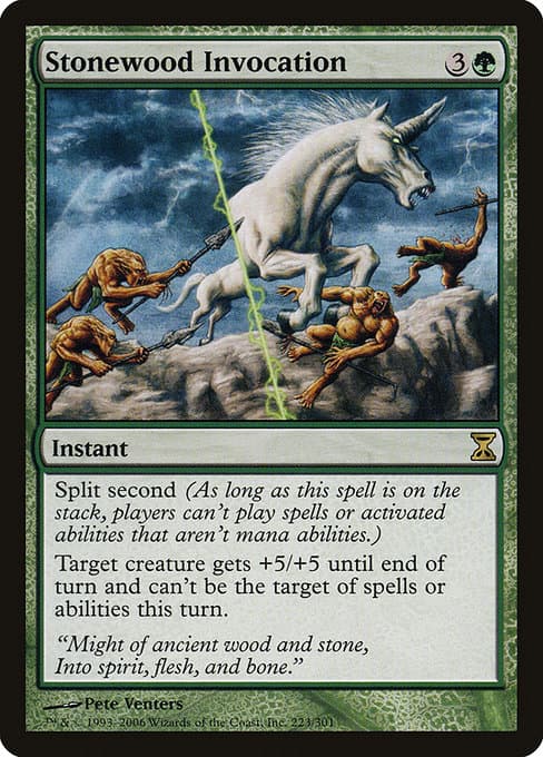 Stonewood Invocation from Time Spiral (Rare)