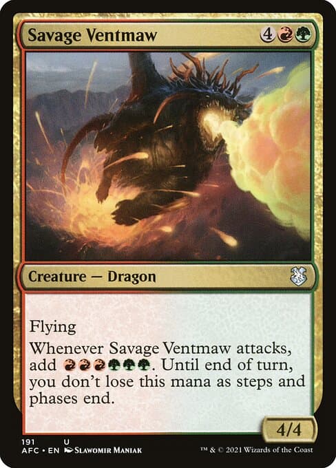 Savage Ventmaw from Forgotten Realms Commander (Uncommon)