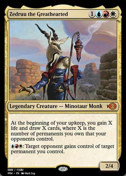 Zedruu the Greathearted from Magic Online Promos (Mythic)