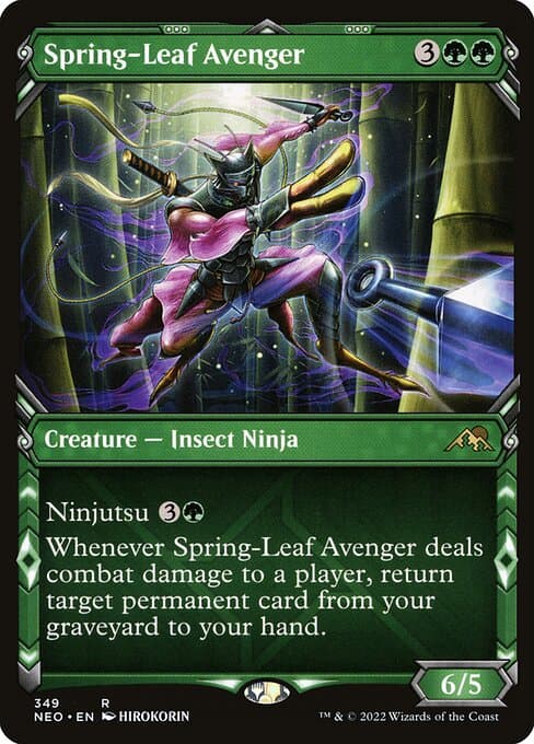 Spring-Leaf Avenger from Kamigawa: Neon Dynasty (Rare)