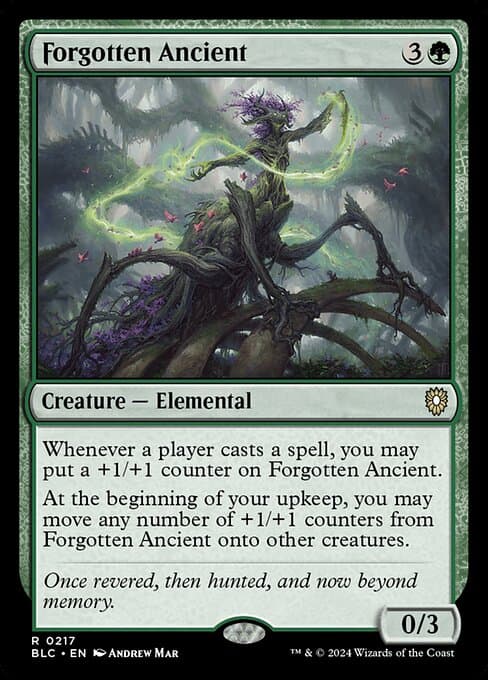 Forgotten Ancient from Bloomburrow Commander (Rare)