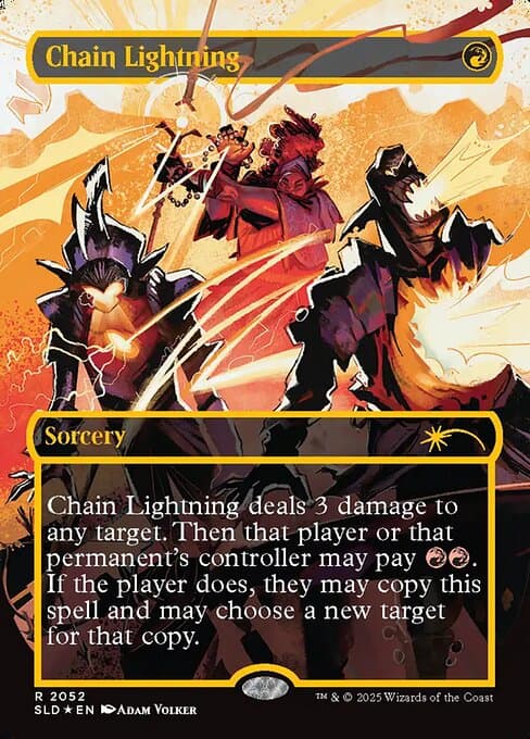 Chain Lightning from Secret Lair Drop (Rare)
