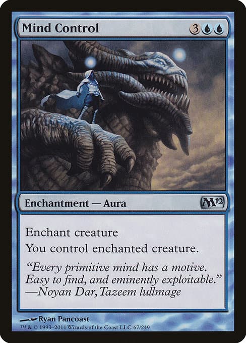 Mind Control from Magic 2012 (Uncommon)
