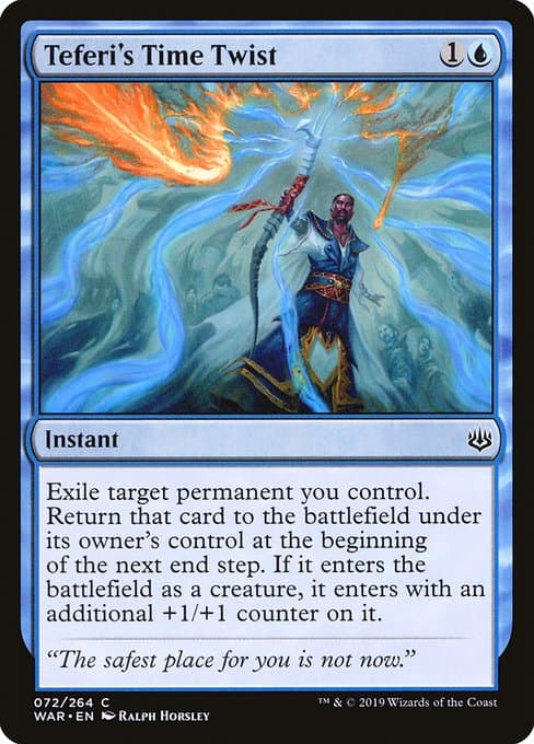 Teferi's Time Twist from War of the Spark (Common)