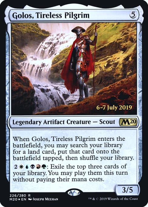 Golos, Tireless Pilgrim from Core Set 2020 Promos (Rare)