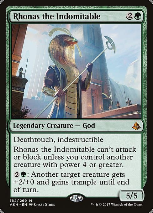 Rhonas the Indomitable from Amonkhet (Mythic)