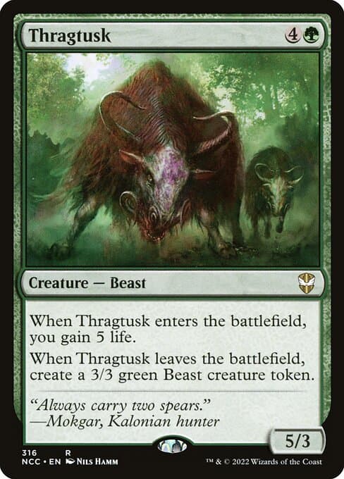 Thragtusk from New Capenna Commander (Rare)