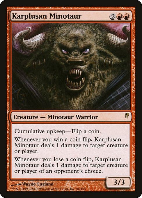 Karplusan Minotaur from Coldsnap (Rare)