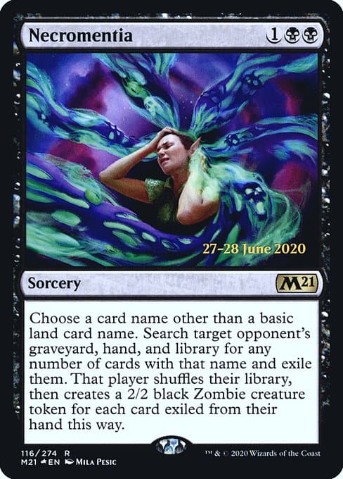 Necromentia from Core Set 2021 Promos (Rare)