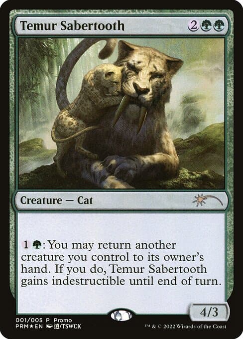 Temur Sabertooth (Rare)