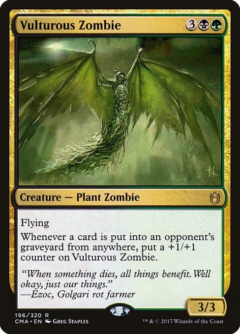 Vulturous Zombie from Commander Anthology (Rare)