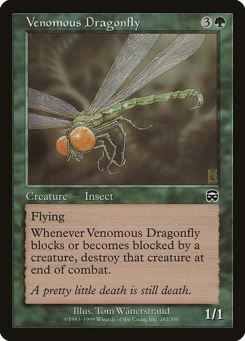 Venomous Dragonfly from Mercadian Masques (Common)