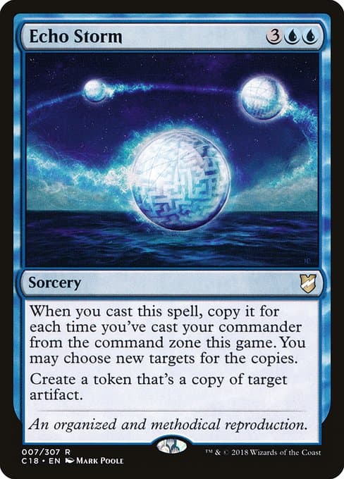Echo Storm from Commander 2018 (Rare)
