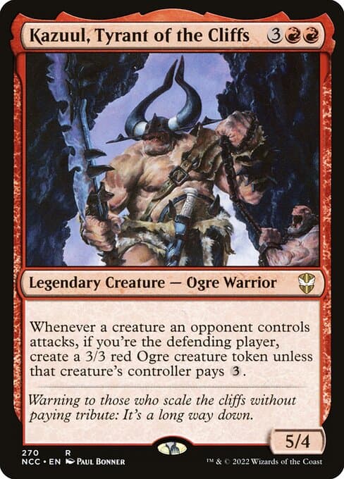 Kazuul, Tyrant of the Cliffs from New Capenna Commander (Rare)