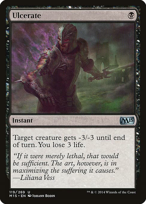 Ulcerate from Magic 2015 (Uncommon)
