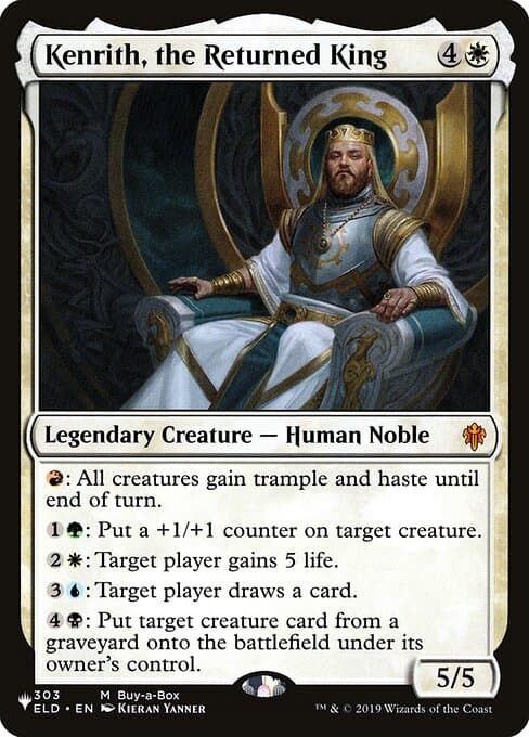 Kenrith, the Returned King from The List (Mythic)
