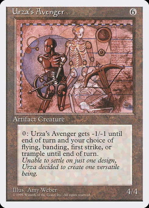 Urza's Avenger from Fourth Edition (Rare)