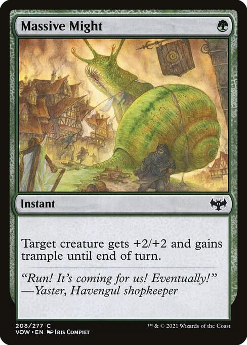 Massive Might from Innistrad: Crimson Vow (Common)