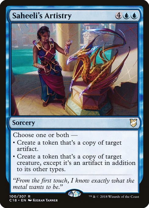 Saheeli's Artistry from Commander 2018 (Rare)
