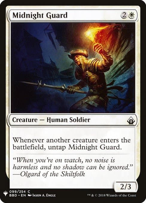 Midnight Guard from The List (Common)