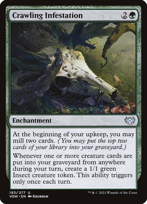 Crawling Infestation from Innistrad: Crimson Vow (Uncommon)