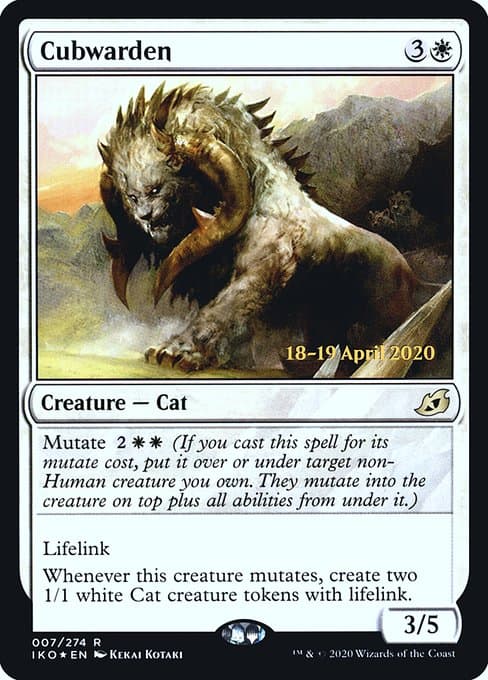 Cubwarden from Ikoria: Lair of Behemoths Promos (Rare)