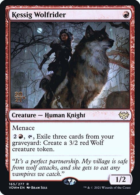Kessig Wolfrider from Innistrad: Crimson Vow Promos (Rare)