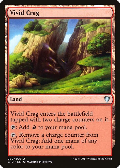 Vivid Crag from Commander 2017 (Uncommon)