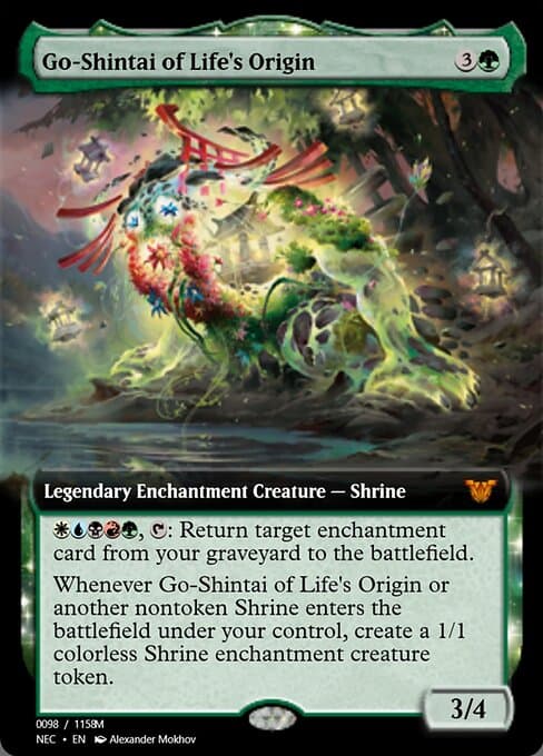 Go-Shintai of Life's Origin from Magic Online Promos (Mythic)