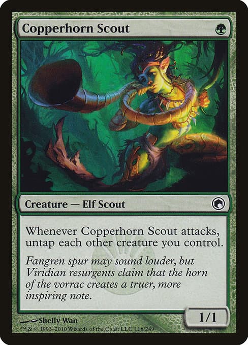 Copperhorn Scout from Scars of Mirrodin (Common)