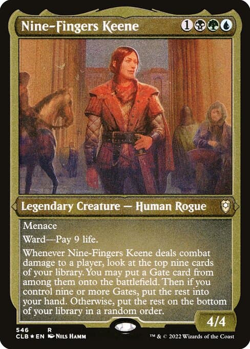 Nine-Fingers Keene from Commander Legends: Battle for Baldur's Gate (Rare)