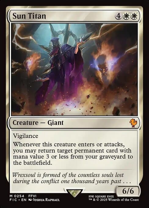 Sun Titan from Final Fantasy Commander (Mythic)