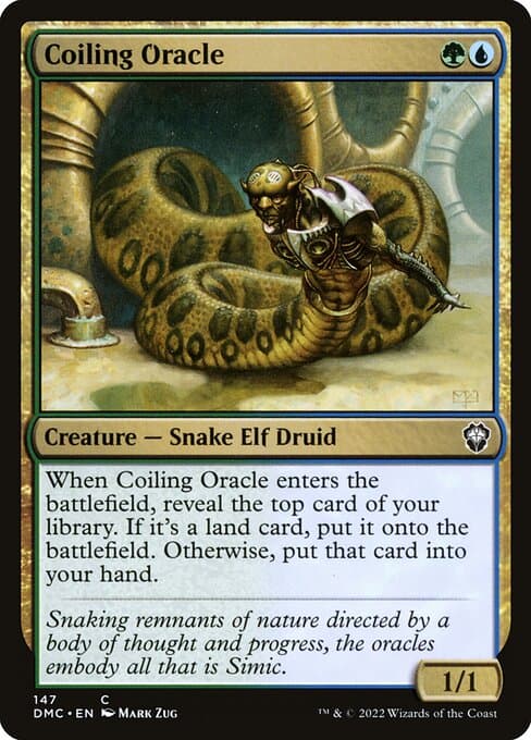 Coiling Oracle from Dominaria United Commander (Common)
