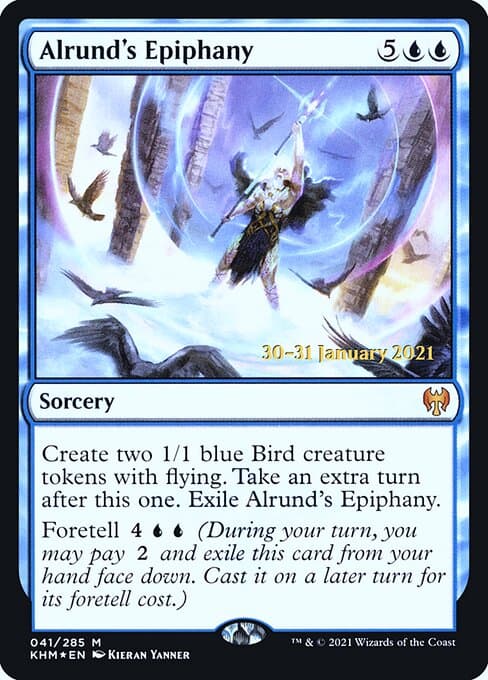 Alrund's Epiphany from Kaldheim Promos (Mythic)
