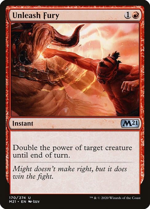 Unleash Fury from Core Set 2021 (Uncommon)