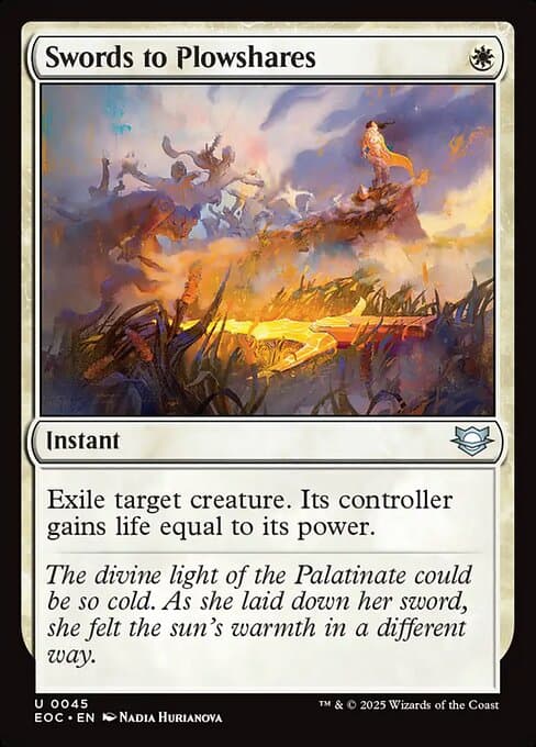 Swords to Plowshares from Edge of Eternities Commander (Uncommon)